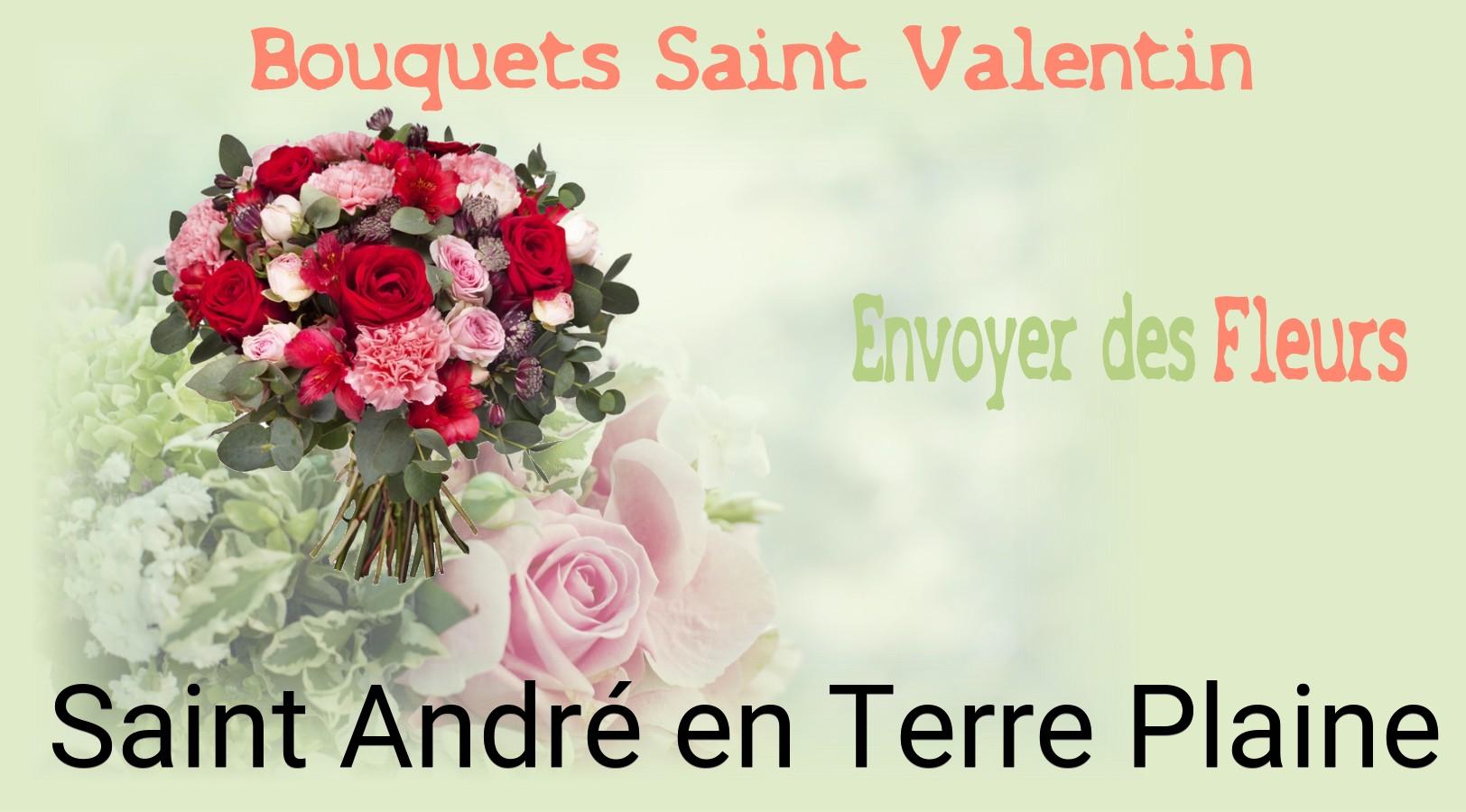 Roses de Saint-Valentin livrées à Saint-André-en-Terre-Plaine